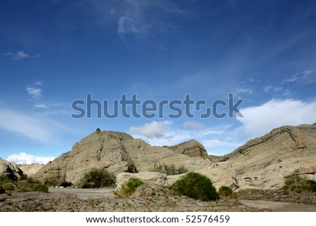 Desert landscape in the southwest US