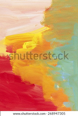 abstract multi color oil paint textures on  paper for text or background
