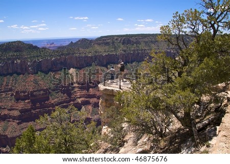 Viewpoint, Grand Canyon, North Rim, Bright Angel Area