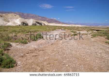 Salt Creek salt pan, Death Valley National Park