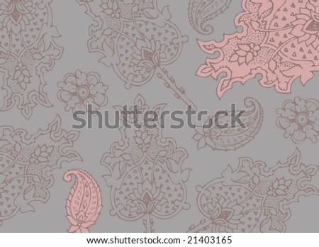  rose ornamental background suitable for wedding invitation stationary