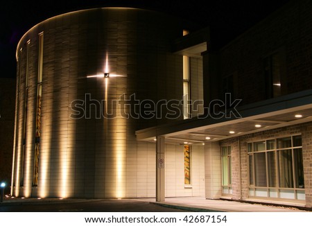 Front of Modern Church