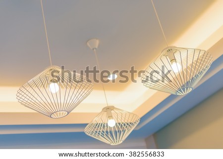 Ceiling lamps for interior decoration