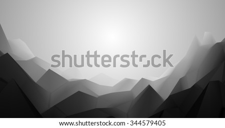 Abstract polygonal space low polygon Futuristic HUD background.