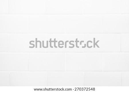 white brick wall texture as a background with high key image