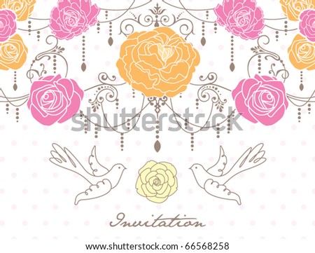 Romantic Invitation Cards