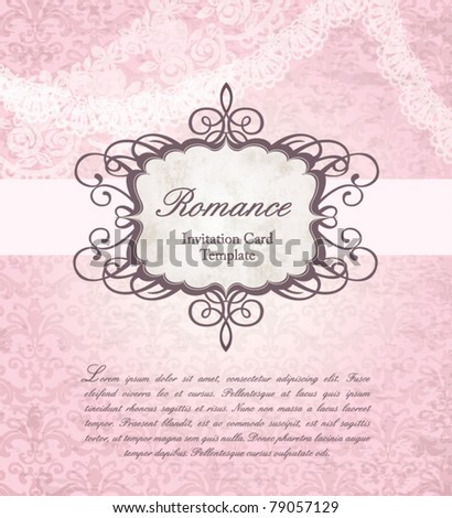 Romantic Invitation Cards