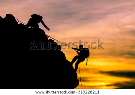 rock climbing, rope climbing