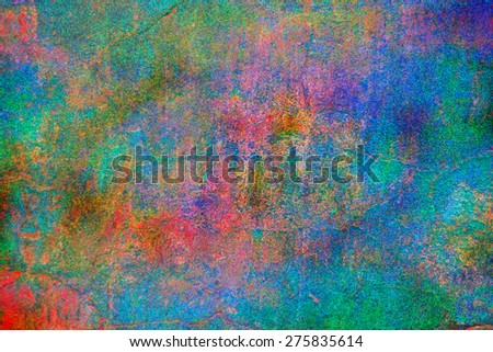 Colorful abstract background painted wall gradient colors.
