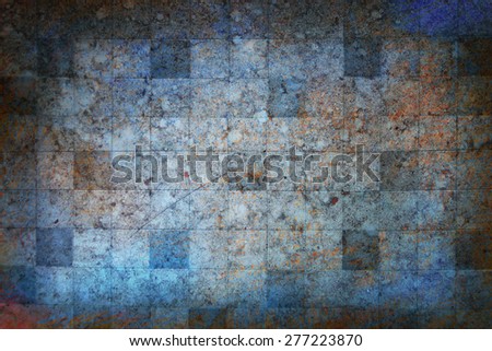 Austere dark blue background chessboard gradient colors