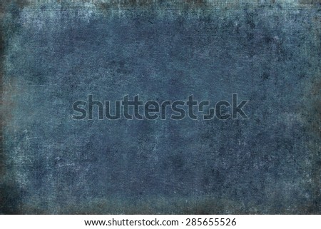 A mysterious gradient blue background painted linen digital processed.
