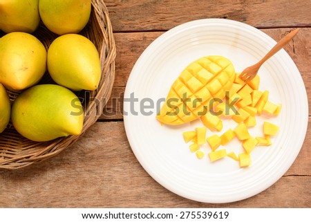 Natural vitamin C. mango
