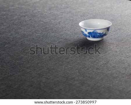 Tea on tea table