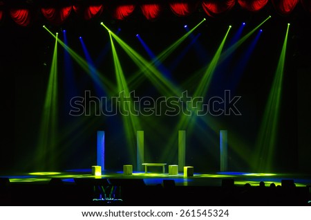 Stage beam lights