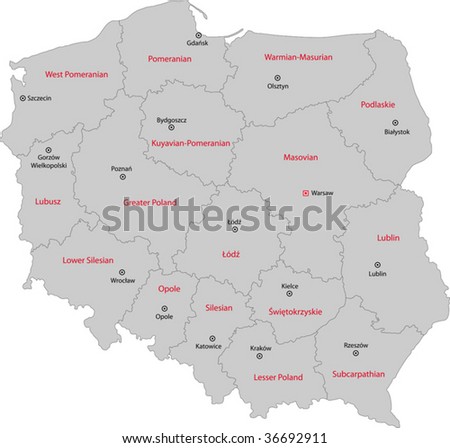 Map+of+poland+cities