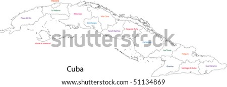 Cuba Outline