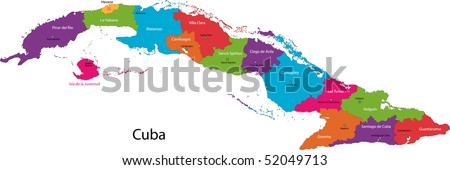 Cuba+map