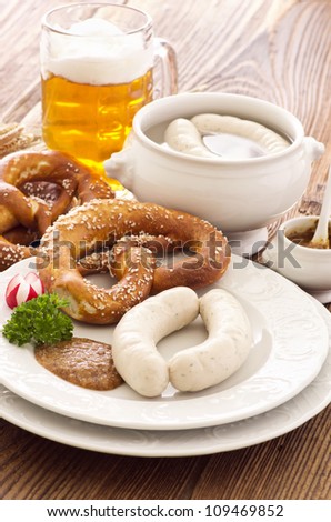 bavarian white sausage breakfast