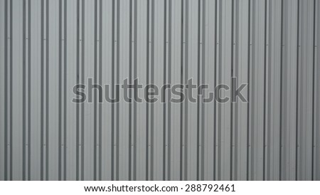 The Metal Sheet Wall.