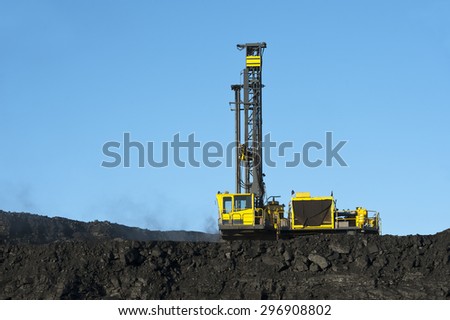 Drilling, hole Drilling machine, fraction, piece, transport, mine, minerals, digging, shipping, to walk, mine