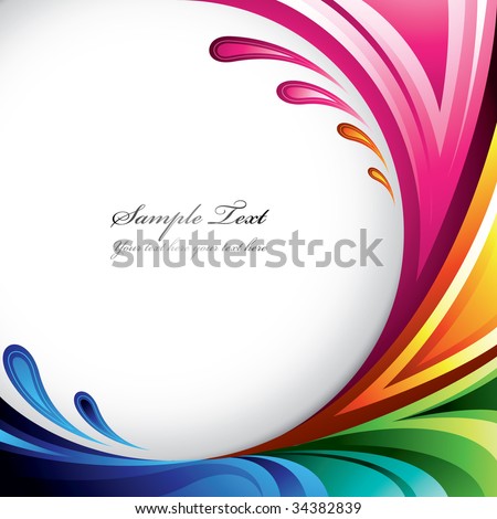 Design Logo on Splash Of Various Colors   Background Design For Your Text  Find
