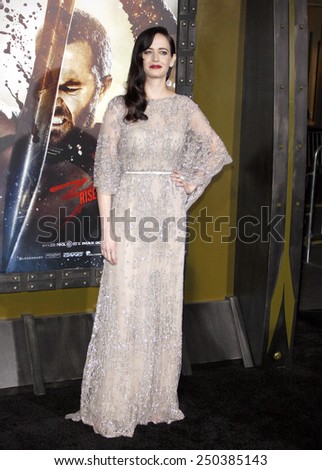 Eva Green at the Los Angeles premiere of \