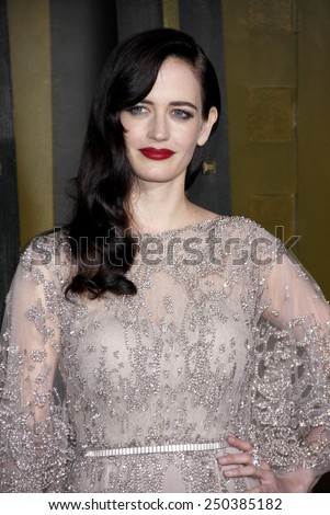 Eva Green at the Los Angeles premiere of \