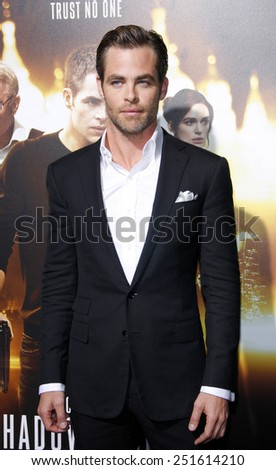 Chris Pine at the Los Angeles Premiere of \