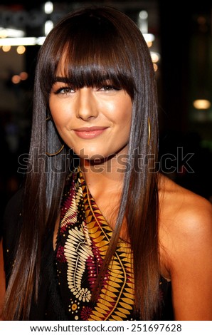Camilla Belle attends the Los Angeles Premiere of \