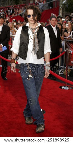 Johnny Depp attends the World Premiere of \