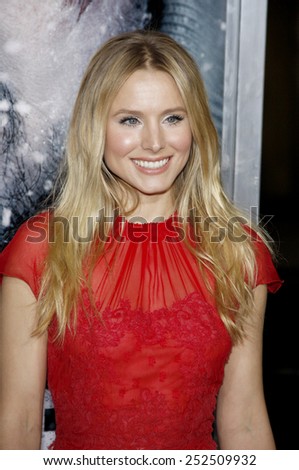Kristen Bell at the Los Angeles Premiere of \