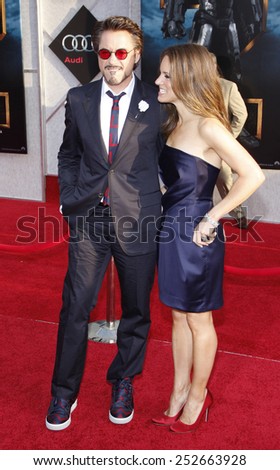 Robert Downey Jr. and Susan Downey at the World Premiere of \
