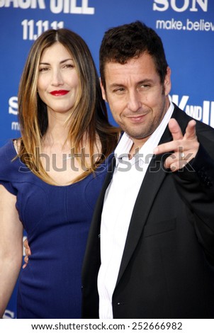 LOS ANGELES, USA - NOVEMBER 6: Adam Sandler and Jackie Sandler at the World Premiere Of \