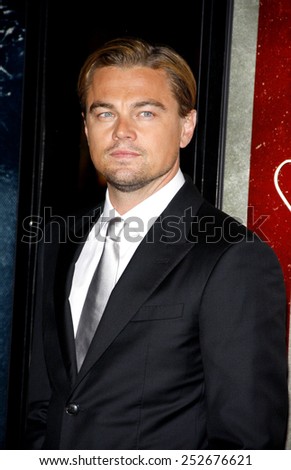 LOS ANGELES, USA - NOVEMBER 3: Leonardo DiCaprio at the AFI Fest 2011 Opening Night Gala World Premiere Of \