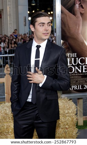 Zac Efron at the Los Angeles Premiere of \