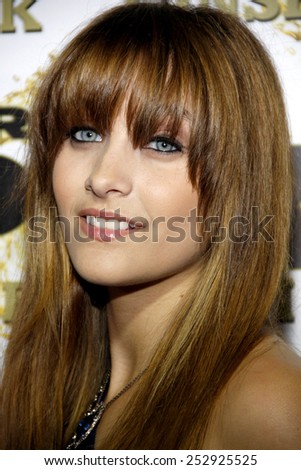 Paris Jackson at the Mr. Pink Ginseng Drink Launch Party held at the Regent Beverly Wilshire Hotel in Los Angeles, California, United States on October 11, 2012.