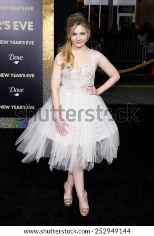 HOLLYWOOD, USA - DECEMBER 5: Abigail Breslin at the Los Angeles Premiere of \
