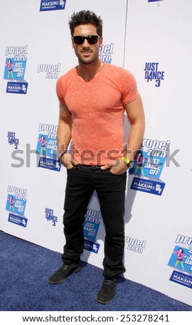 Maksim Chmerkovskiy at the Propel Zero Just Dance Off held at the Jimmy Kimmel Live! Studio Lot in Hollywood, California, United States on April 29, 2012.