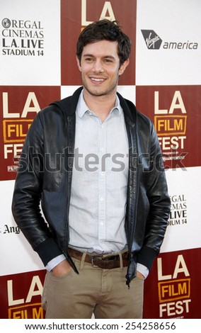 Adam Brody at the 2012 Los Angeles Film Festival premiere of \