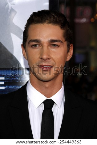 Shia LaBeouf at the Los Angeles Premiere of 
