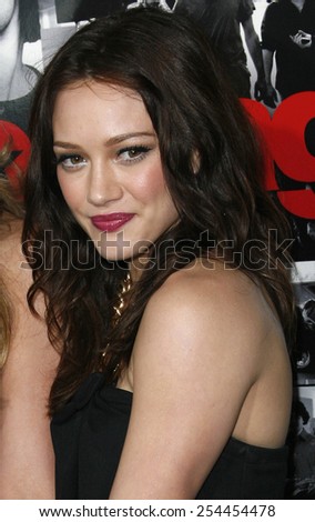 Hilary Duff attends the \
