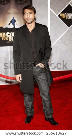 Javier Bardem attends the Los Angeles Premiere of \