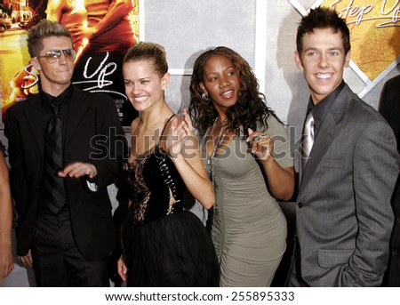 The cast of So You Think You Can Dance attends the \'Step Up\' Los Angeles Premiere held at the Arclight Theater in Hollywood, California on August 7, 2006.