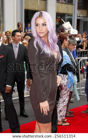 Kesha at the Los Angeles premiere of \