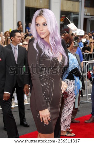 Kesha at the Los Angeles premiere of 