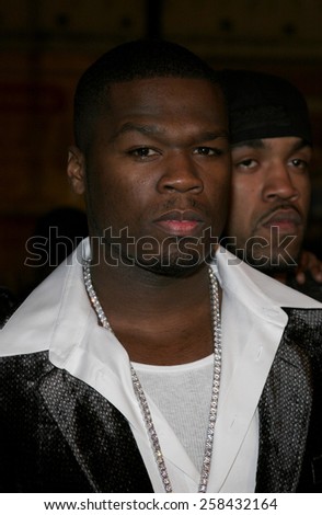 November 3, 2005 - Curtis \'50 Cent\' Jackson at the Paramount Pictures\' \