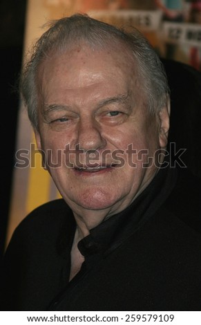 HOLLYWOOD, CALIFORNIA. August 23, 2005. Charles Durning at the World Premiere of 
