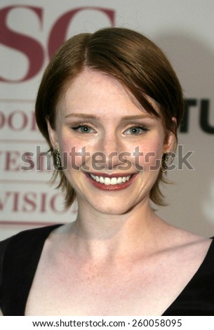 Bryce Dallas Howard at the 75th Diamond Jubilee Celebration for the USC School of Cinema-Television held at the USC\'s Bovard Auditorium in Los Angeles, United States on September 26 2004.