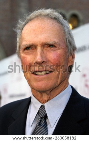 Clint Eastwood at the 75th Diamond Jubilee Celebration for the USC School of Cinema-Television held at the USC\'s Bovard Auditorium in Los Angeles, United States on September 26 2004.