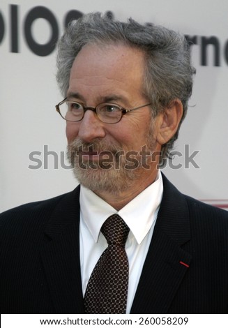 Steven Spielberg at the 75th Diamond Jubilee Celebration for the USC School of Cinema-Television held at the USC\'s Bovard Auditorium in Los Angeles, United States on September 26 2004.